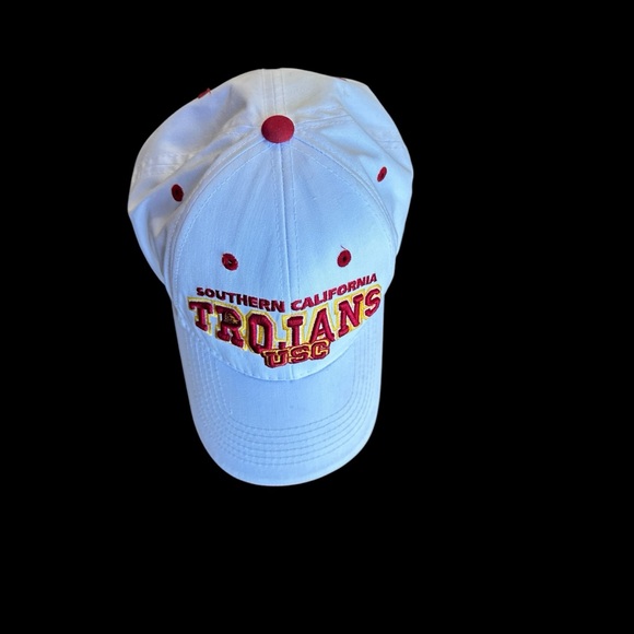 Top of the World USC TROJANS hat white red yellow embroidered one size fits all - Picture 4 of 14